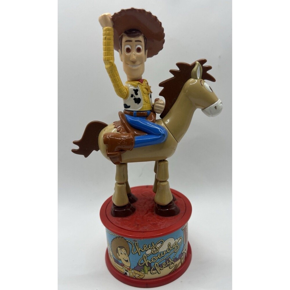 Disney Pixar Toy Story 2 Woody's Roundup Candy Dispenser McDonald's Toy 1999